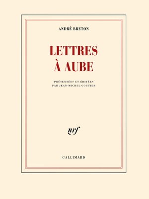 cover image of Lettres à Aube